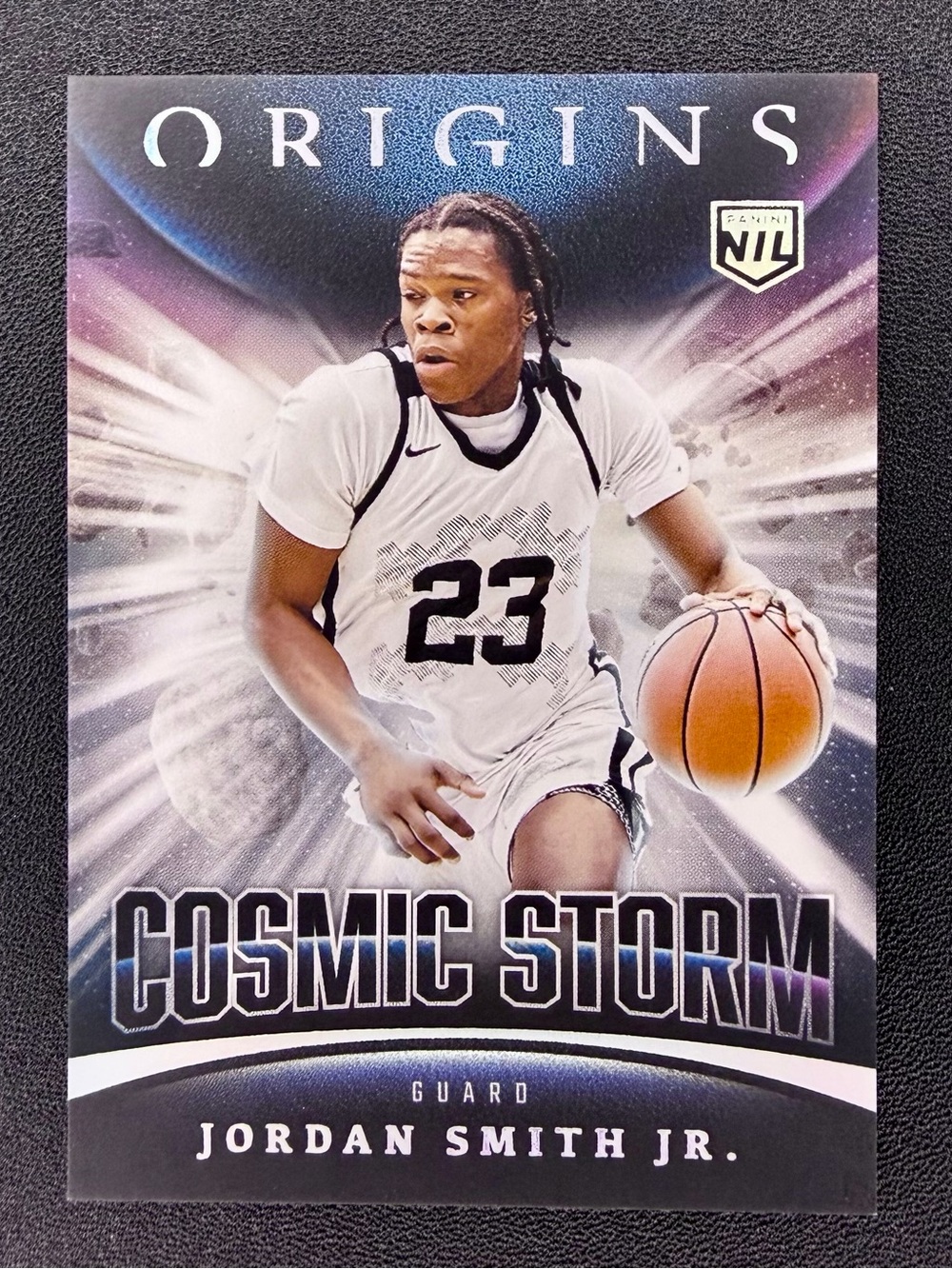 JORDAN SMITH JR. 2025-26 PANINI ORIGINS COSMIC STORM BASKETBALL #18 ROOKIE NIL